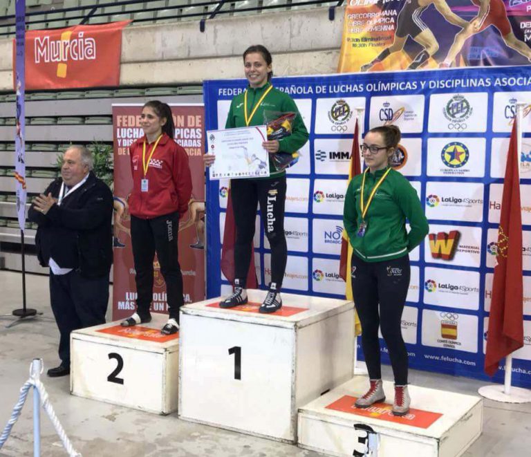 Marina Rueda, campeona de España de Lucha Olímpica