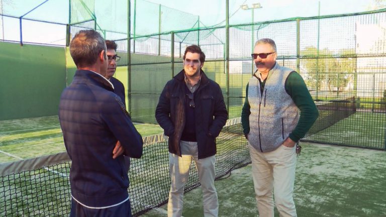 Las cuatro pistas de pádel del San Sebastián, de reestreno