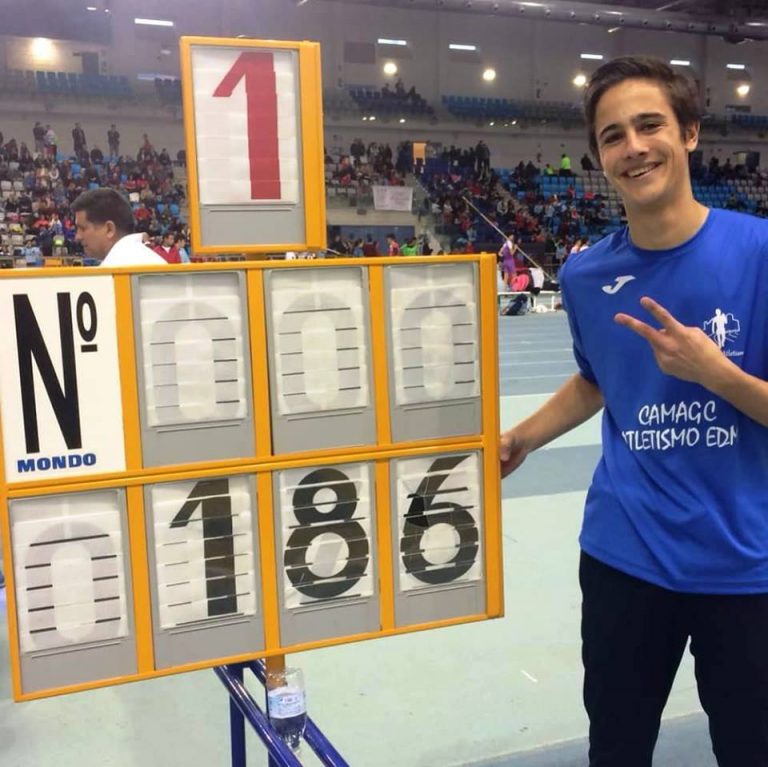 El saltador Alfonso García, del Camagc, nuevo subcampeón de Andalucía