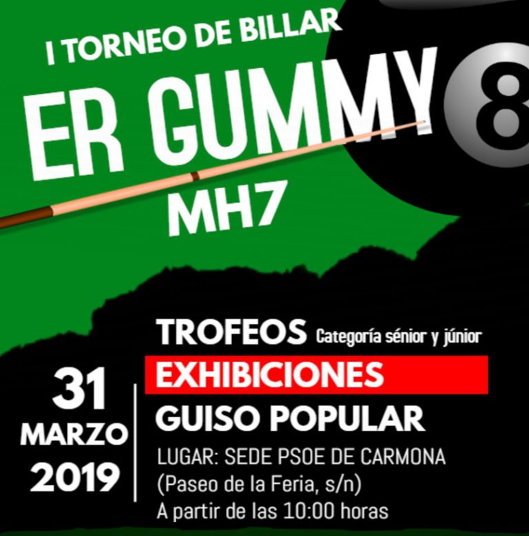 Llega el primer torneo de billar ‘Er Gummy MH7’