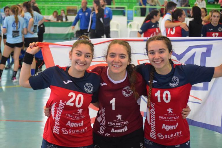 Tres visueñas subcampeonas de Andalucía con el BM Montequinto