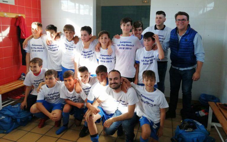 El alevín D de la UP Viso asciende como campeón e invicto