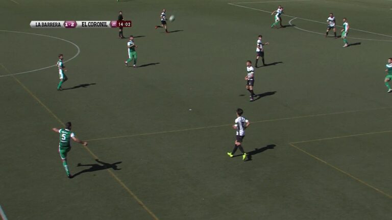 Los goles del empate entre La Barrera y Coronil