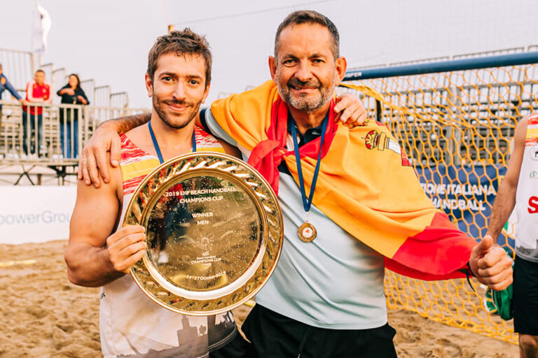 Rodrigo Iglesias, campeón europeo con el BM Playa Sevilla