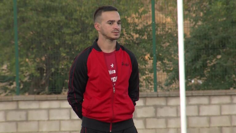 Rosendo y su cadete A de la UP Viso