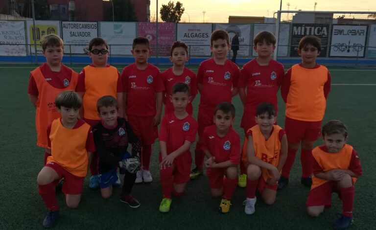 Ramón Patón y su prebenjamín A de la UP Viso