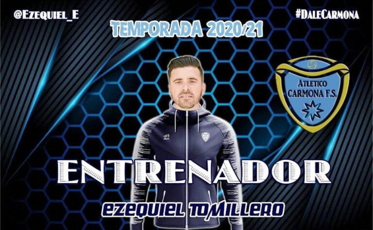 Ezequiel Tomillero entrenará la próxima temporada al Atlético Carmona FS