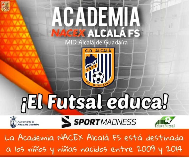 Academia Nacex Alcalá FS, un nuevo proyecto para educar mediante el fútbol sala