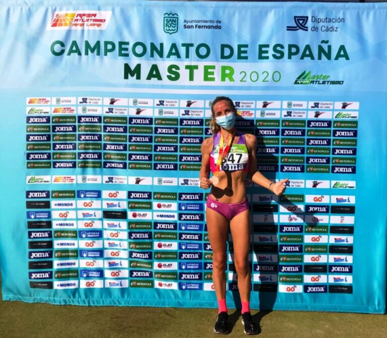 Bronce y marca personal de Carmen Gutiérrez en el campeonato de España máster