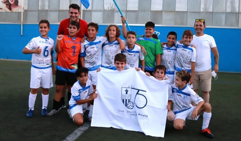 El alevín B del CD Alcalá, ascenso y campeonato