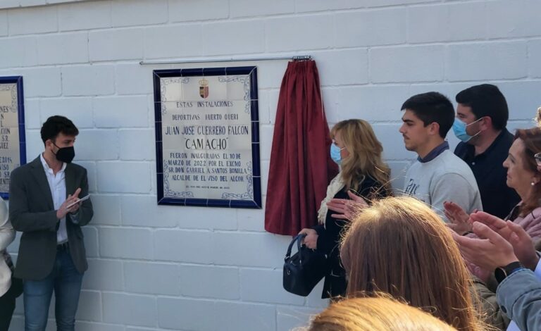 El centro deportivo del Huerto Queri ya toma el nombre de Juan José Guerrero ‘Camacho’