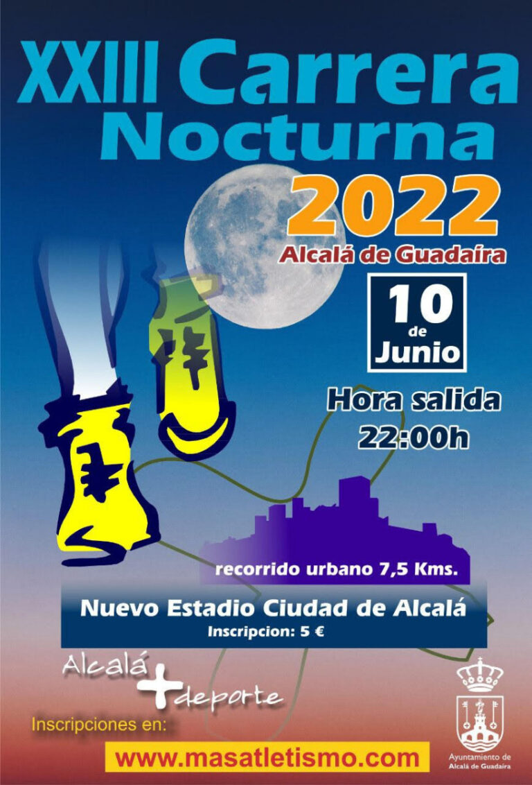 Comienza el plazo de inscripción para la carrera nocturna de Alcalá