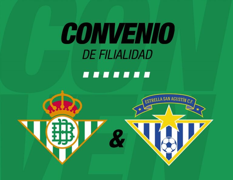 Estrella San Agustín y Real Betis firman un acuerdo de filialidad