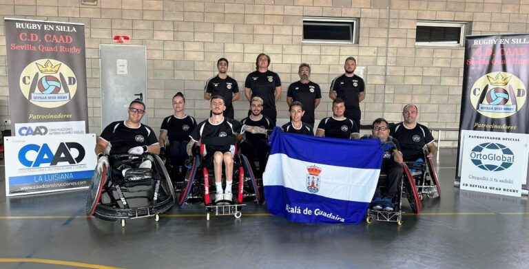 La Liga Nacional de rugby en silla de ruedas hace escala en Alcalá