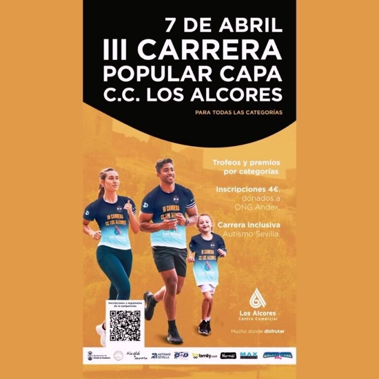 La tercera edición de la carrera popular Centro Comercial Los Alcores se celebrará el 7 de abril