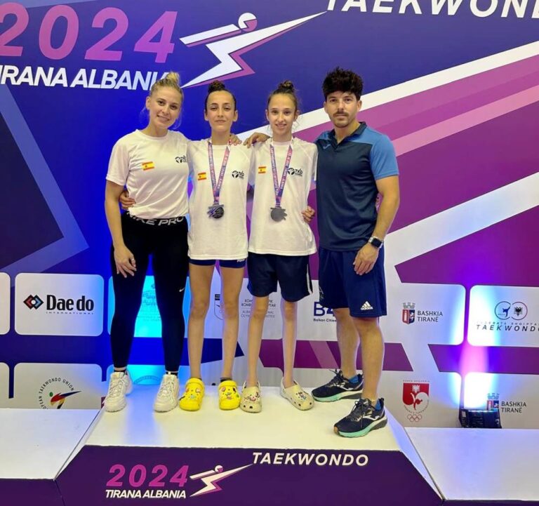 Las hermanas Jiménez, subcampeonas de Europa