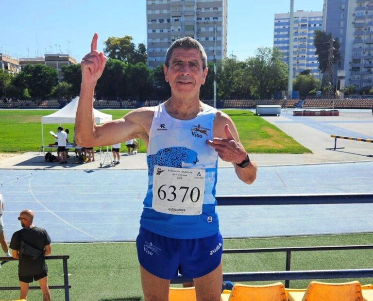 Rafael Rico marca un nuevo récord de España en 800 metros en su categoría M70