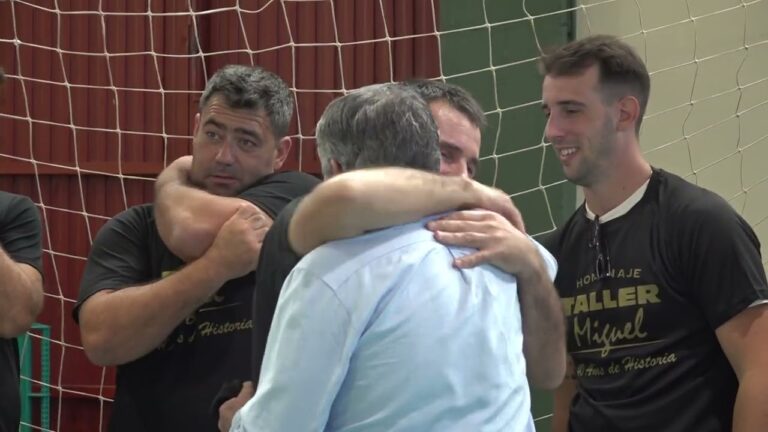Taller Miguel y el merecido homenaje a Miguel Sánchez