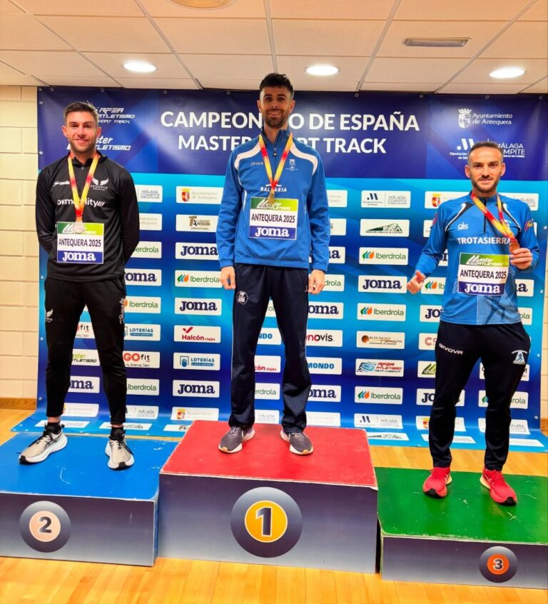 Luis Miguel García se cuelga el bronce en el campeonato de España máster