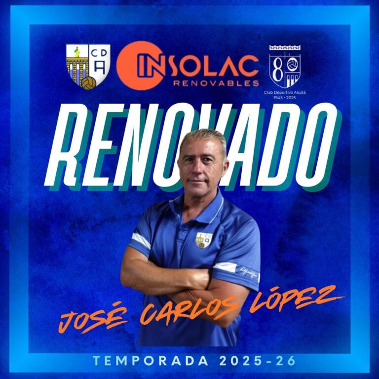 El Alcalá y José Carlos López, una temporada más