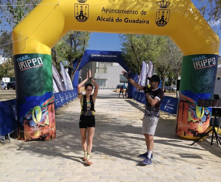 Ángel Portillo y Tere Díaz, ganadores de la tercera trail Irippo