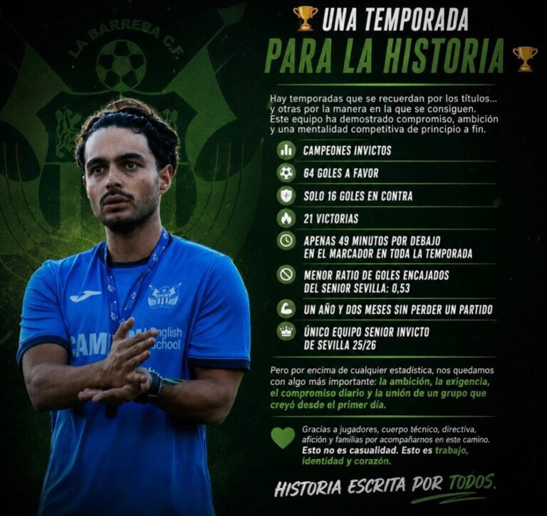 La Barrera CF termina la temporada sin conocer la derrota