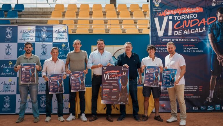 En juego la sexta edición del torneo de tenis Ciudad de Alcalá